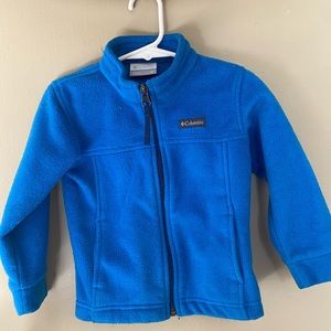 Columbia zip up fleece 3T 2T